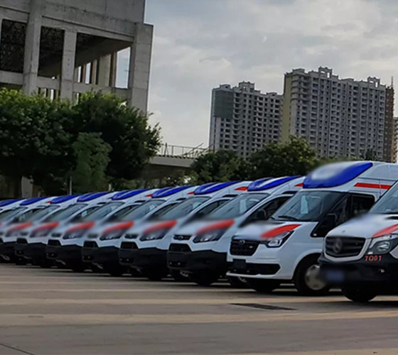 北海服务车队展示